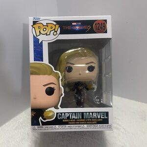 Funko POP! CAPTAIN MARVEL #1249 Marvel Studios The Marvels Vinyl Bobble Figure
